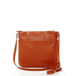 Women's Brown Leather Crossbody Bag - SUSU Saxon Small Messenger Purse - Diazza