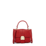 Women's Red Leather Convertible Backpack - SUSU Linda Crossbody Purse - Diazza