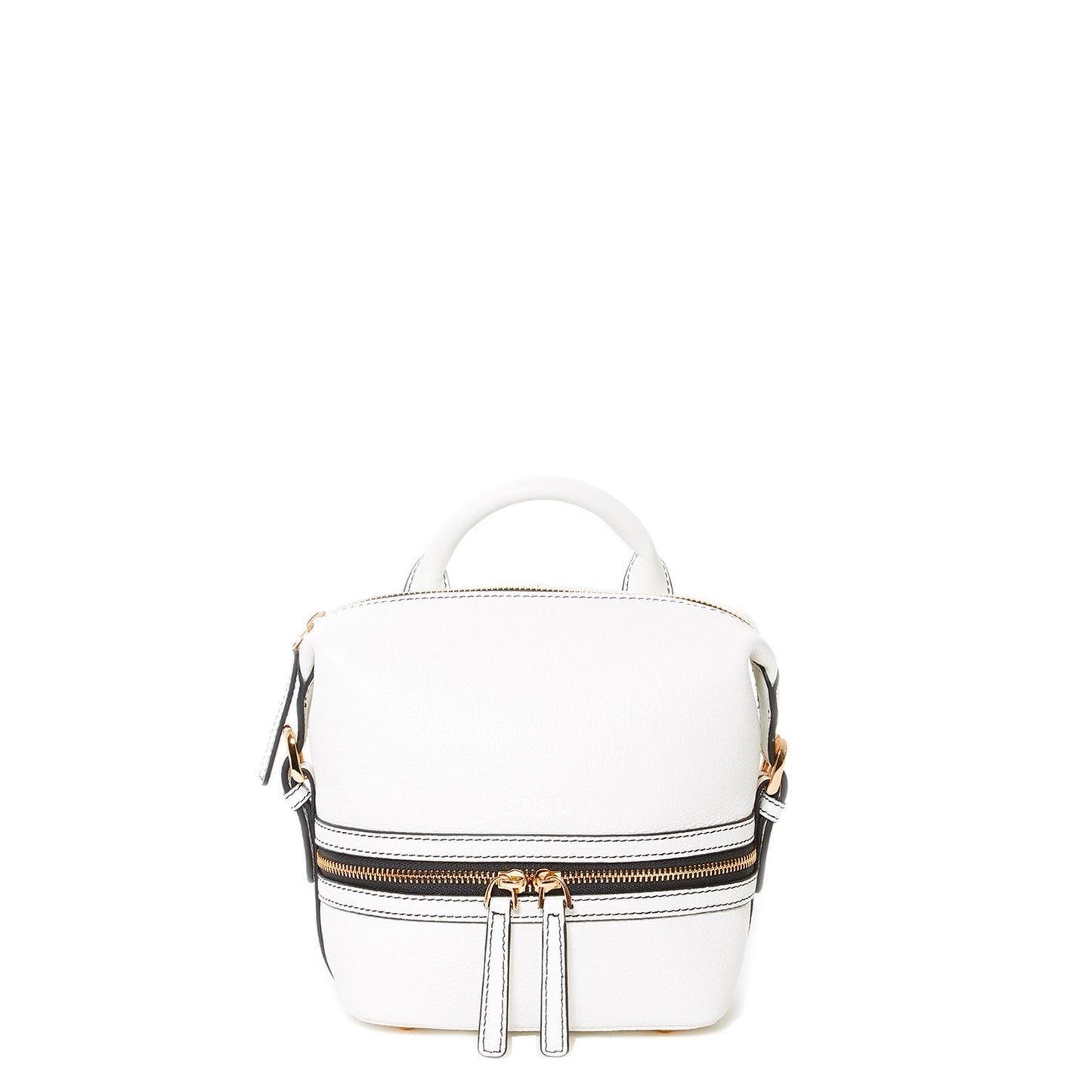 Women's White Leather Convertible Backpack - SUSU Ashley Medium Purse with Pockets - Diazza