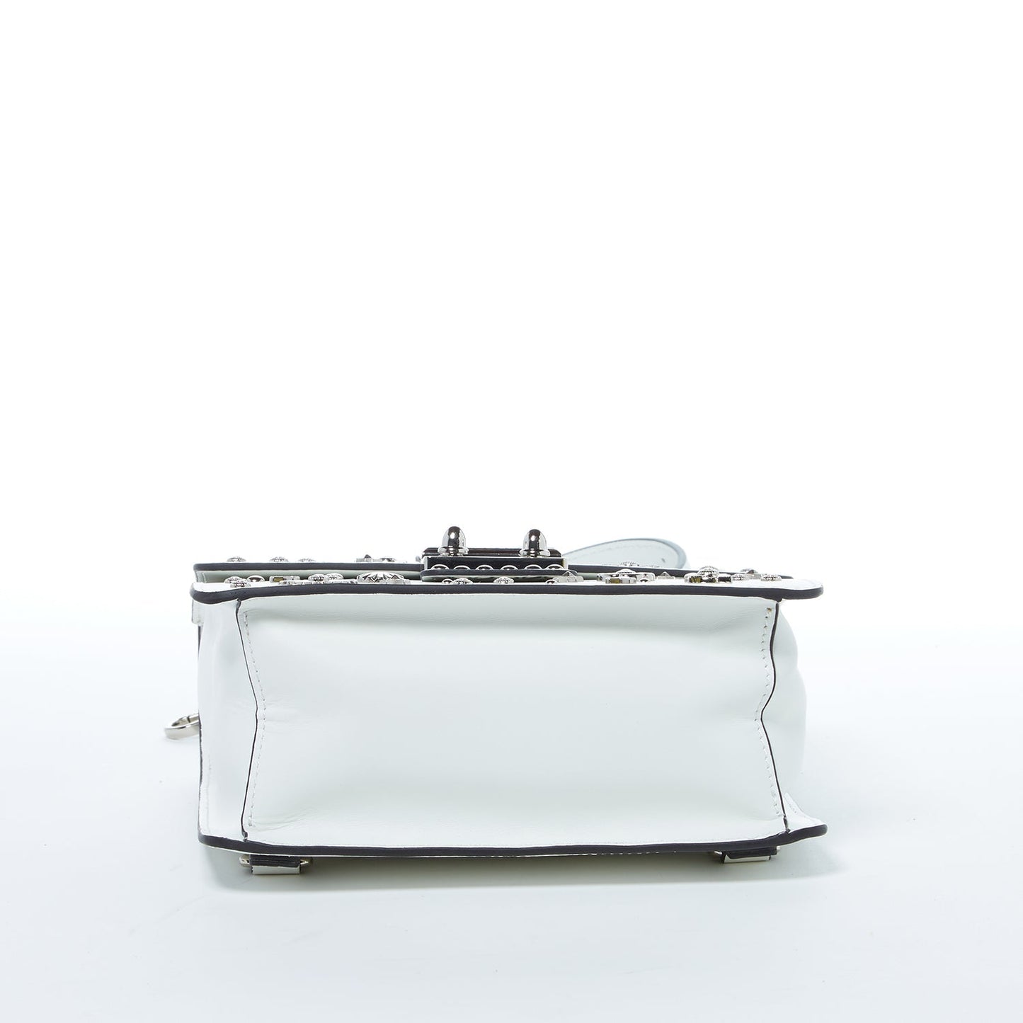 Women's White Leather Convertible Backpack - SUSU Hollywood 3 - in - 1 Crossbody Purse - Diazza