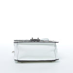 Women's White Leather Convertible Backpack - SUSU Hollywood 3 - in - 1 Crossbody Purse - Diazza